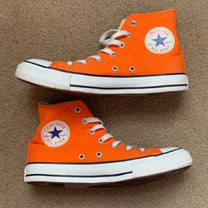 Orange High Top Converse